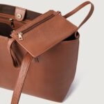 The Bianca Brown Leather Tote Bag - Image 6
