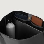 The Bianca Grey Leather Tote Bag - Image 6