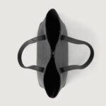 The Bianca Grey Leather Tote Bag - Image 5