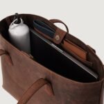 The Bianca Vintage Distressed Brown Leather Tote Bag - Image 7