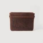 The Carismatico Vintage Distressed Brown Leather Messenger Bag - Image 4