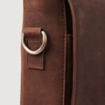 The Carismatico Vintage Distressed Brown Leather Messenger Bag - Image 7