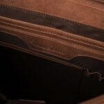 The Cristoph Vintage Tan Leather Messenger Bag - Image 6