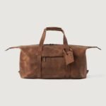 The Dale Vintage Tan Brown Leather Duffle Bag