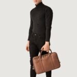 The Preston Brown Leather Briefcase - Image 8