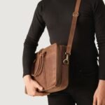 The Preston Vintage Tan Leather Briefcase - Image 9