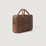 The Preston Vintage Tan Leather Briefcase - Image 6