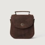 The Sandra Vintage Distressed Brown Leather Saddle Bag - Image 3