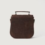 The Sandra Vintage Distressed Brown Leather Saddle Bag - Image 6