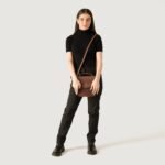 The Sandra Vintage Tan Leather Saddle Bag - Image 2