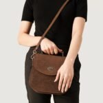 The Sandra Vintage Tan Leather Saddle Bag - Image 4