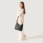 The Stefani Black Leather Hobo Bag - Image 2