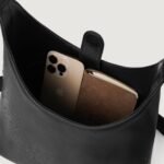 The Stefani Black Leather Hobo Bag - Image 7