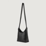 The Stefani Black Leather Hobo Bag - Image 6