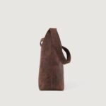 The Stefani Vintage Distressed Brown Leather Hobo Bag - Image 5