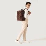 The Bedford Vintage Distressed Brown Leather Backpack - Image 9