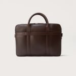 The Captain Vintage Brown Leather Briefcase - Image 3