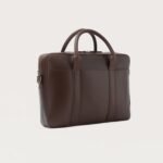 The Captain Vintage Brown Leather Briefcase - Image 4