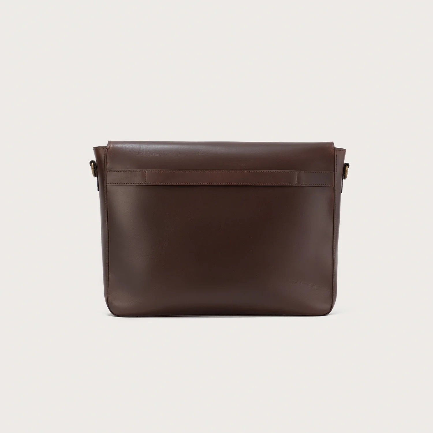 The Carismatico Vintage Brown Leather Messenger Bag - Image 3