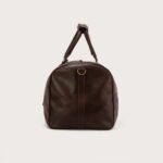 The Darrio Vintage Brown Leather Duffle Bag - Image 6