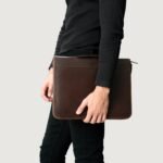 The Eclectic Vintage Brown Leather Folio Organizer - Image 6