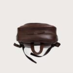 The Philos Vintage Brown Leather Backpack - Image 4
