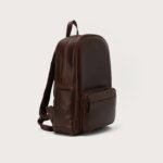 The Philos Vintage Brown Leather Backpack - Image 3