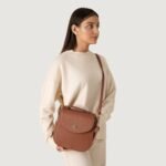 The Sandra Brown Leather Saddle Bag - Image 9