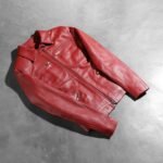 Tomachi Red Leather Jacket - Image 7
