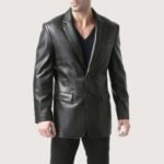 Men's Real Lambskin Leather Blazer