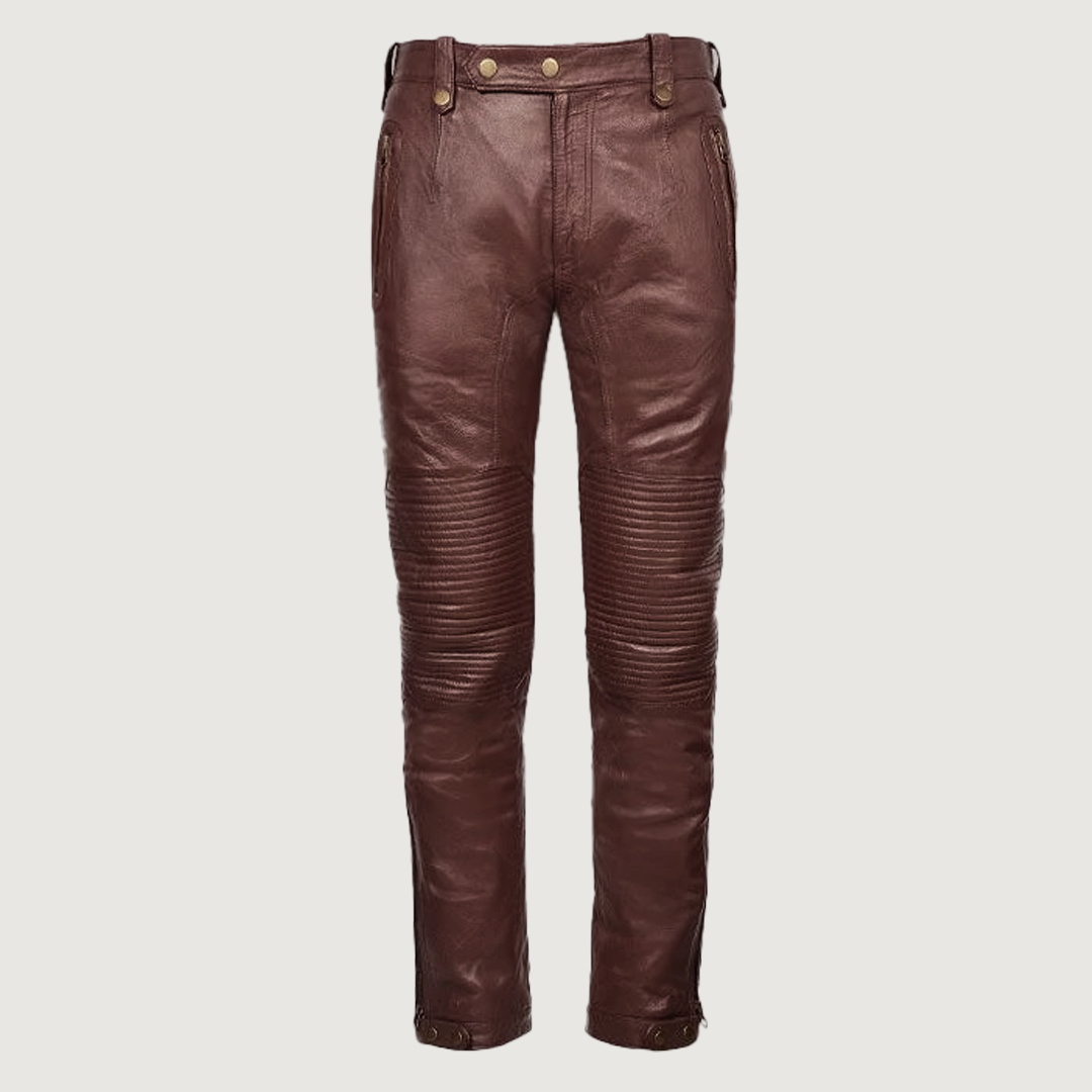 Untitled-1_a6c91f59-a6be-49d6-9510-3cdc58a9279c Soft Maroon Washed Leather Pants - Image 1
