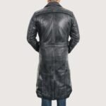 Versatile Men's Black Lambskin Leather Coat - Image 2