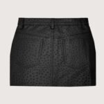 Contour Luxe Leather Skirt - Image 2