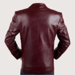 YKK Zippers Lambskin Leather Blazer - Image 2