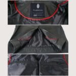 Men's Genuine Cow Rub Off Leather Coat (Trench Coat) - Image 4
