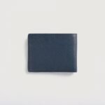 Voren Blue Leather Bi-fold Wallet - Image 2