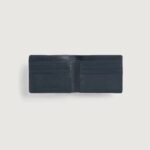 Voren Blue Leather Bi-fold Wallet - Image 4