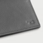 Voren Grey Leather Bi-fold Wallet - Image 6