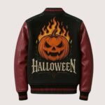 Fiery Pumpkin Varsity Jacket - Image 2