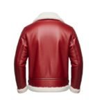 Christmas Leather Jacket Men – Red Santa Jacket - Image 2