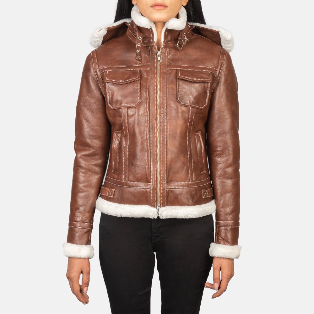 Women_s_Fiona_Brown_Hooded_Shearling_Leather_Jacket-3_95209f8d-f67c-469f-989a-8e98631fb815 Fiona Brown Hooded Shearling Leather Jacket - Image 1