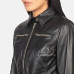 Tomachi Black Leather Jacket - Image 6
