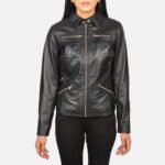 Tomachi Black Leather Jacket - Image 4