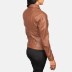 Tomachi Brown Leather Jacket - Image 5