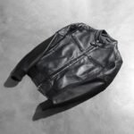 Zenna Black Leather Bomber Jacket - Image 8