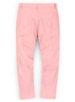 LIGHT PINK LEATHER BIKER JEANS - Image 2