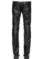 NORMANDIE LEATHER BIKER JEANS - Image 2