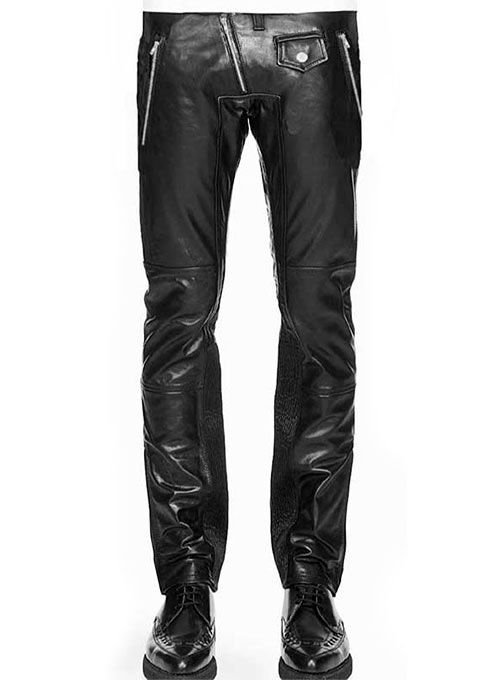 normandie_9500ded3-c08c-4ef1-9d0a-ec85b6601e7b NORMANDIE LEATHER BIKER JEANS - Image 1