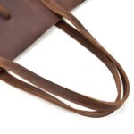 THE TAAVI TOTE HANDCRAFTED LEATHER TOTE BAG - Image 6