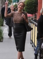 SHARON STONE LEATHER SKIRT - Image 2